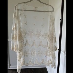 Flowy lace cardigan, S/M